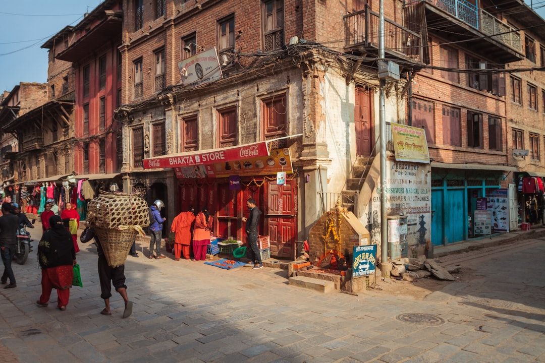 Nepal street market local life